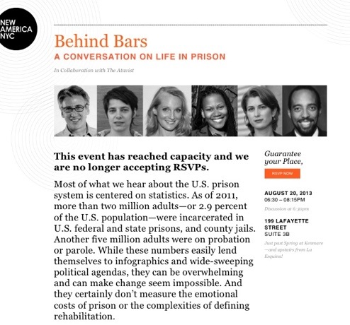 Behind Bars: Life Behind Prison Panel (Pics and Audio)